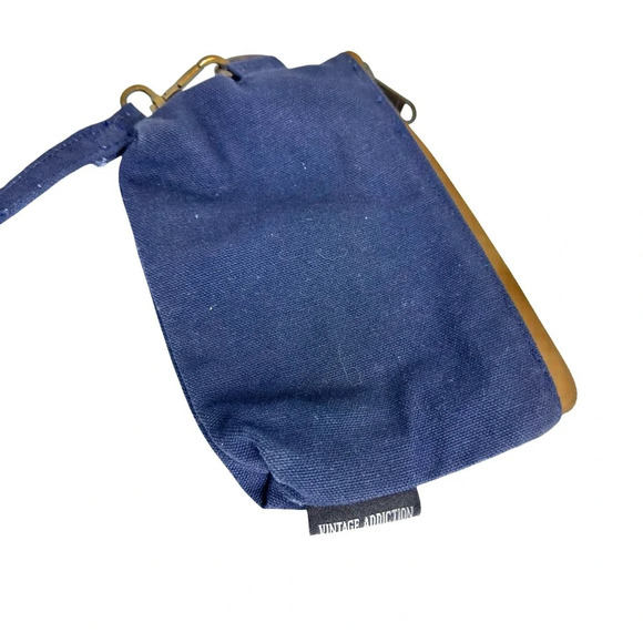 Vintage Addiction Star Large Washed Canvas Tote Bag with Small Pouch - Picture 6 of 10